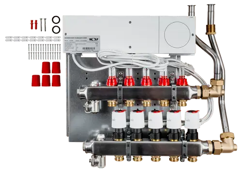 Wolf-Heizkreisverteiler-mit-Regler-CUC-5-Heizkreise-UF-Control-230V-2072445 gallery number 1